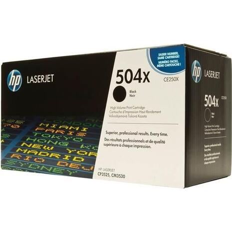 Toner Εκτυπωτή HP 504X black CE250X